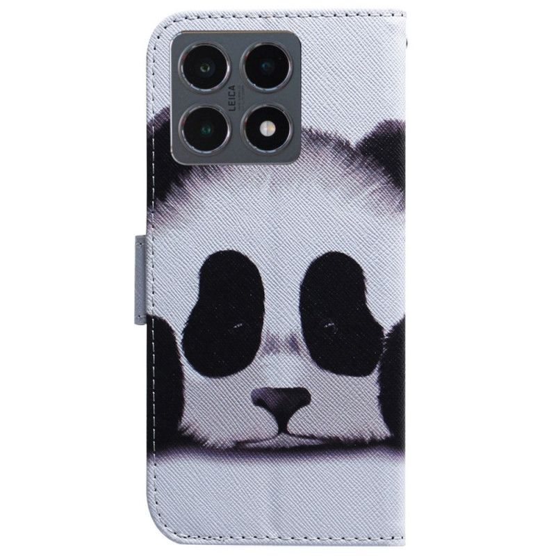 Lederhüllen Xiaomi 15t Pandamotiv