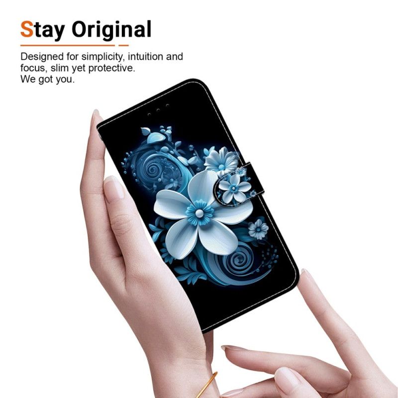 Lederhüllen Xiaomi 15t Schwarze Orchidee