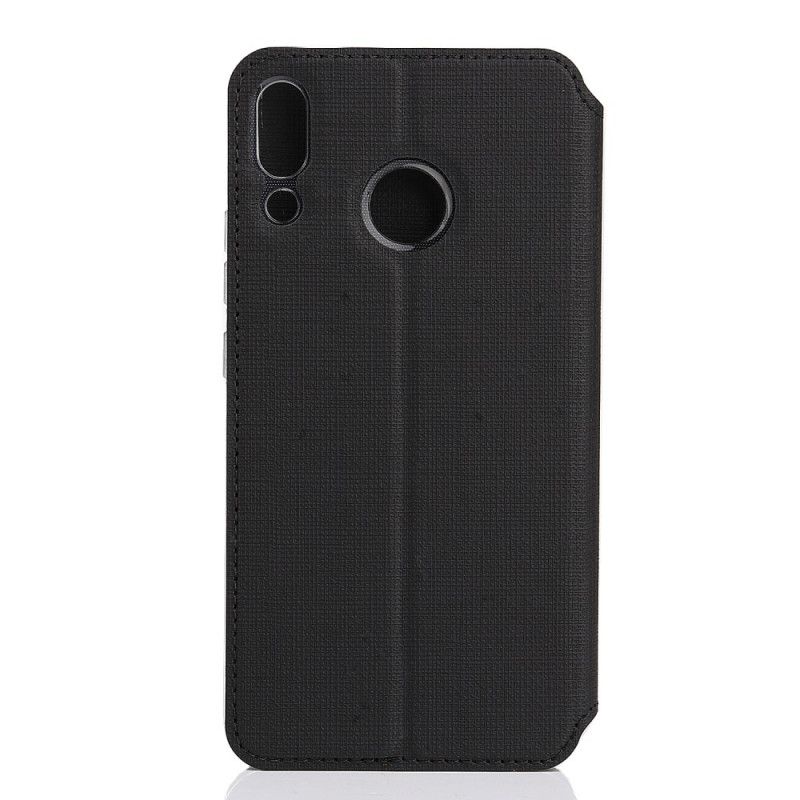 Flip Case Asus ZenFone 5 / 5Z Schwarz Texturiertes Vili Dmx