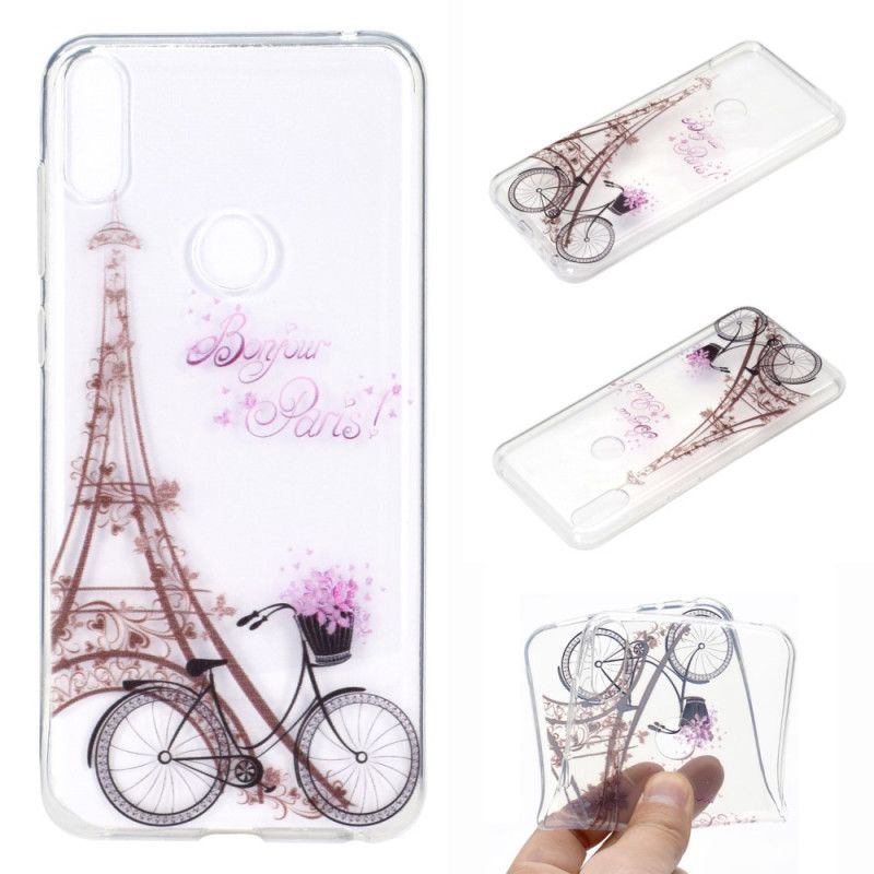 Hülle Asus ZenFone 5 / 5Z Transparent Hallo Paris