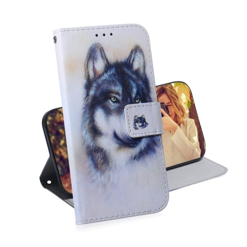 Flip Case Für Oppo Find X5 Lite Hunde-look