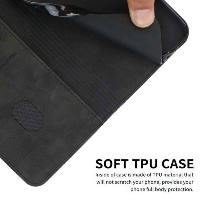 Schutzhülle Für Oppo Find X5 Lite Flip Case Kunstledermuster