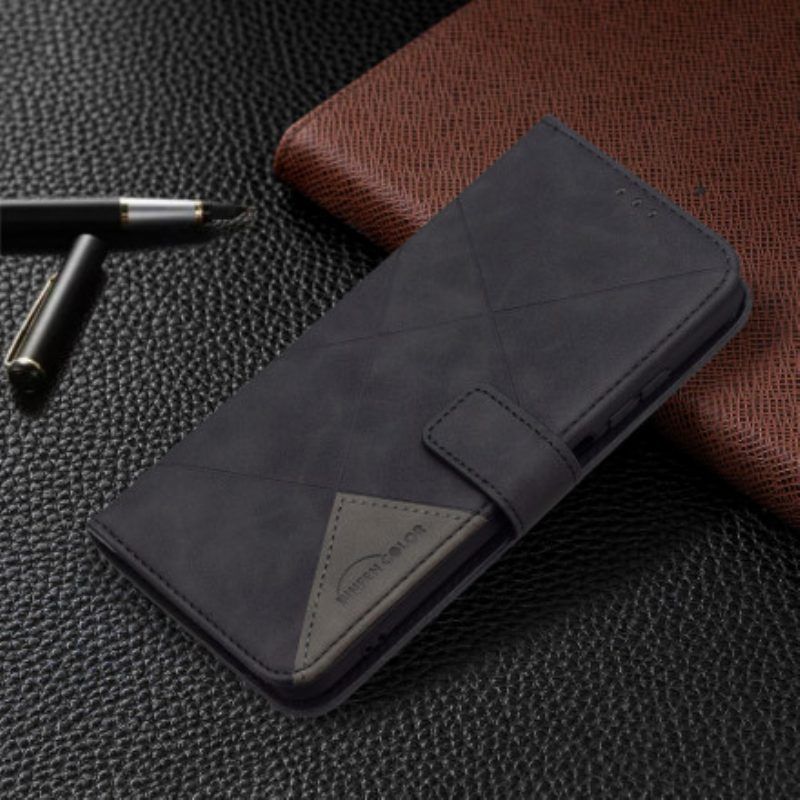 Flip Case Für Xiaomi Redmi Note 10 / 10S Dreieck Binfen Farbe