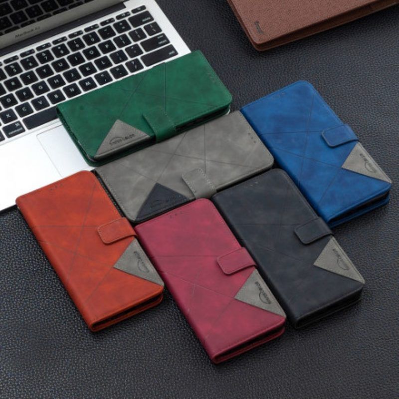 Flip Case Für Xiaomi Redmi Note 10 / 10S Dreieck Binfen Farbe