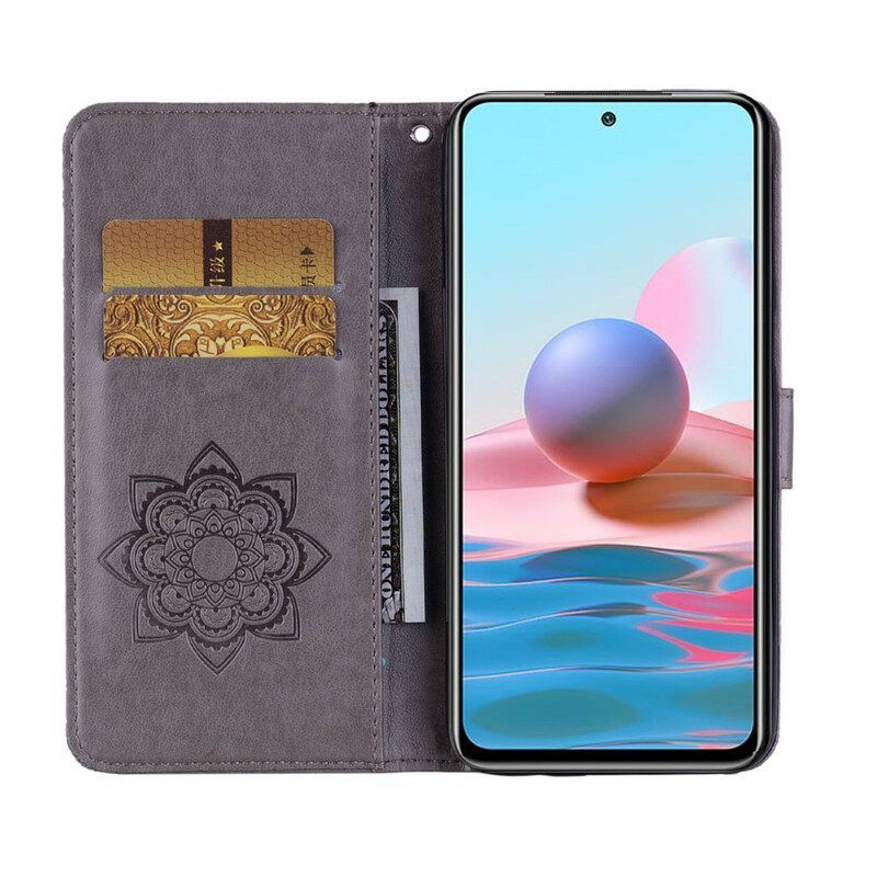 Flip Case Für Xiaomi Redmi Note 10 / 10S Eulen-mandala Und Charme