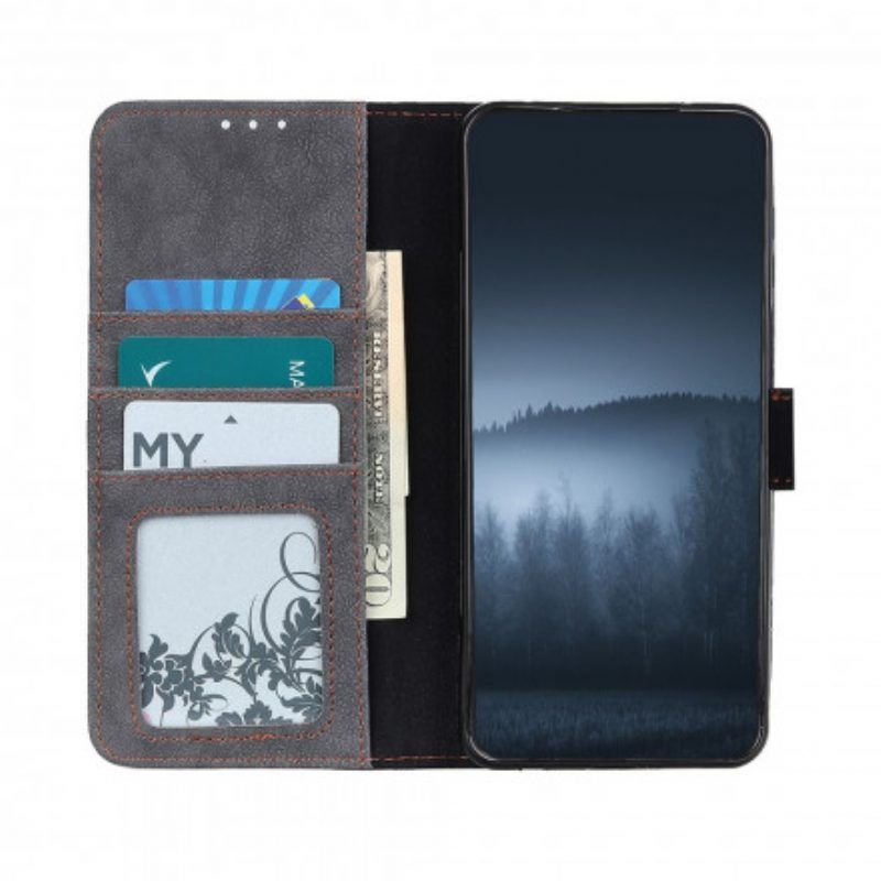 Flip Case Für Xiaomi Redmi Note 10 / 10S Khazneh Retro Spaltleder