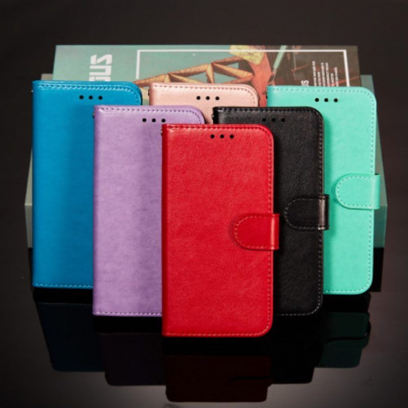 Flip Case Für Xiaomi Redmi Note 10 / 10S Monochromer Lederstil