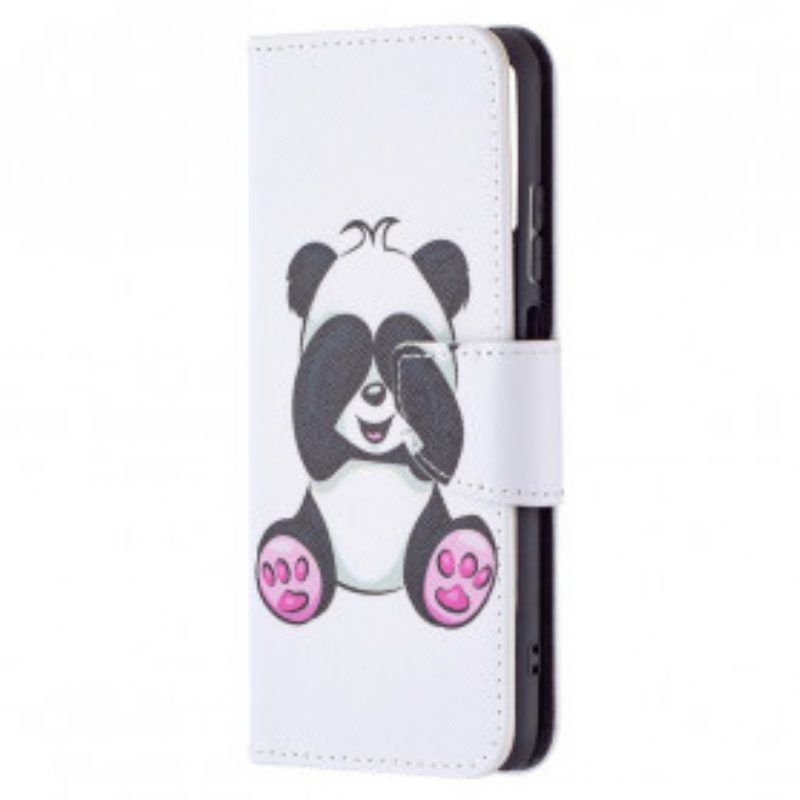 Flip Case Für Xiaomi Redmi Note 10 / 10S Panda-spaß