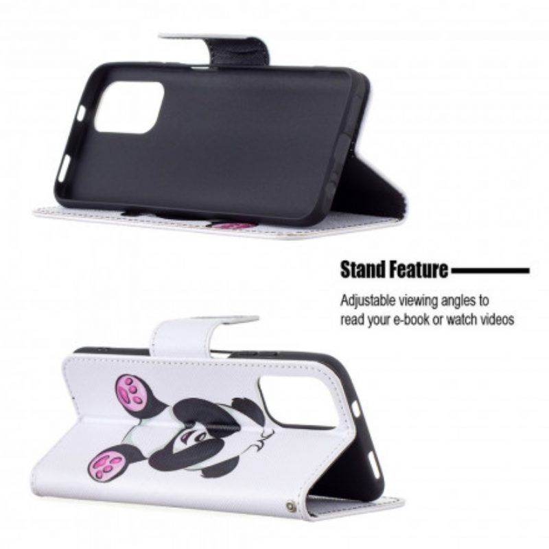 Flip Case Für Xiaomi Redmi Note 10 / 10S Panda-spaß