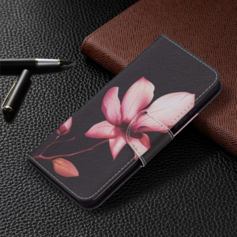 Flip Case Für Xiaomi Redmi Note 10 / 10S Pinke Blume