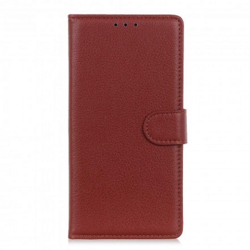 Flip Case Für Xiaomi Redmi Note 10 / 10S Premium-litschi-ledereffekt