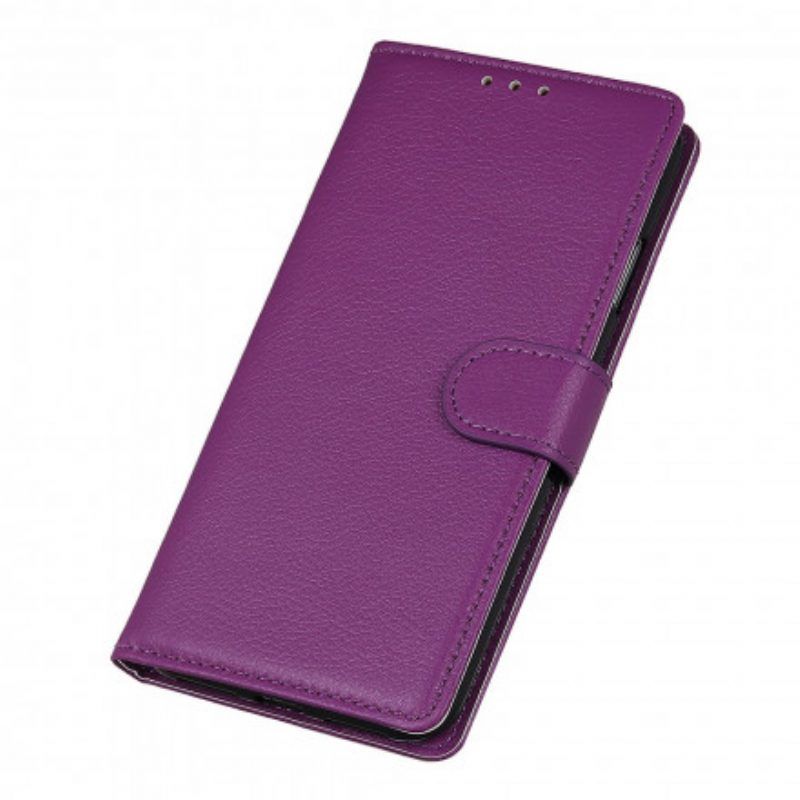 Flip Case Für Xiaomi Redmi Note 10 / 10S Premium-litschi-ledereffekt