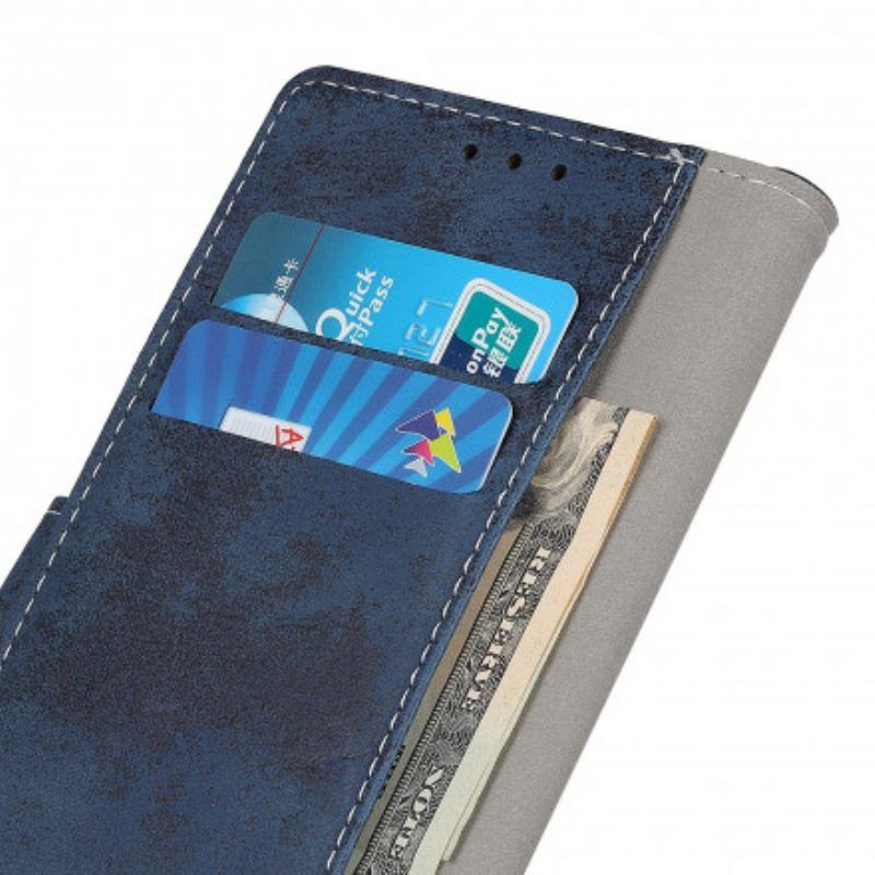 Flip Case Für Xiaomi Redmi Note 10 / 10S Vintage-ledereffekt