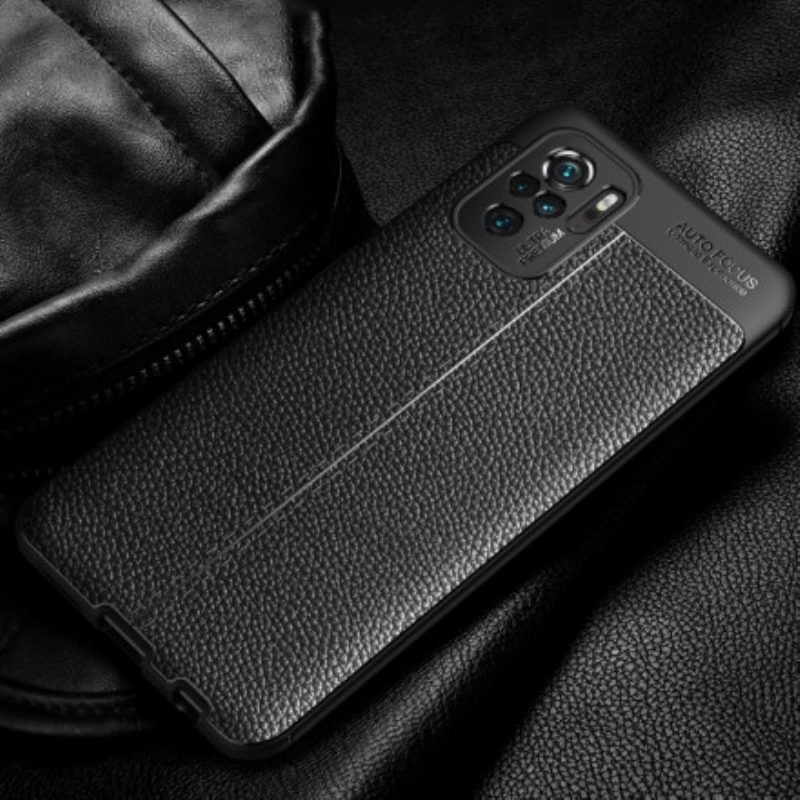 Handyhülle Für Xiaomi Redmi Note 10 / 10S Litschi-doppellinie In Lederoptik