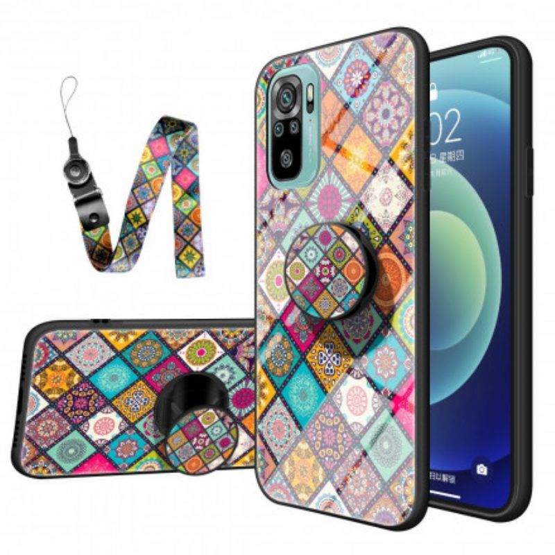 Handyhülle Für Xiaomi Redmi Note 10 / 10S Patchwork-magnethalter