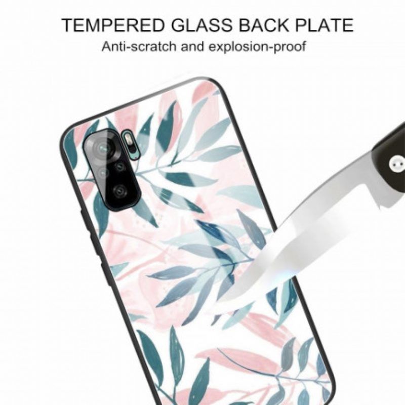Handyhülle Für Xiaomi Redmi Note 10 / 10S Pflanzlich Gehärtetes Glas
