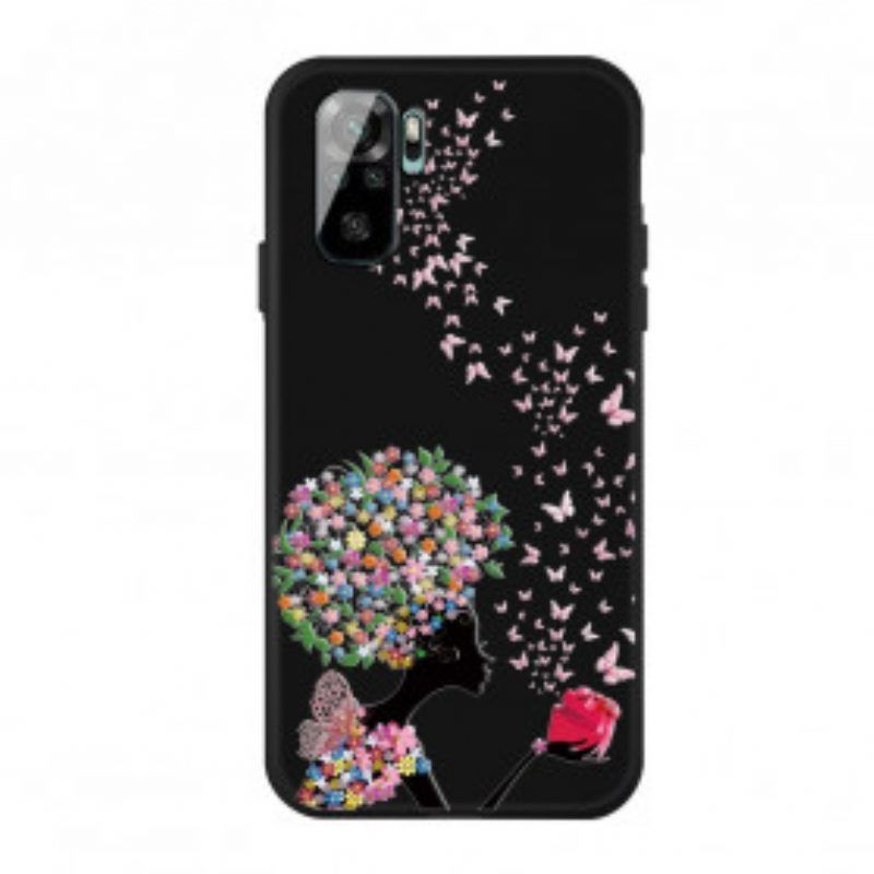 Hülle Für Xiaomi Redmi Note 10 / 10S Blumenkopffrau