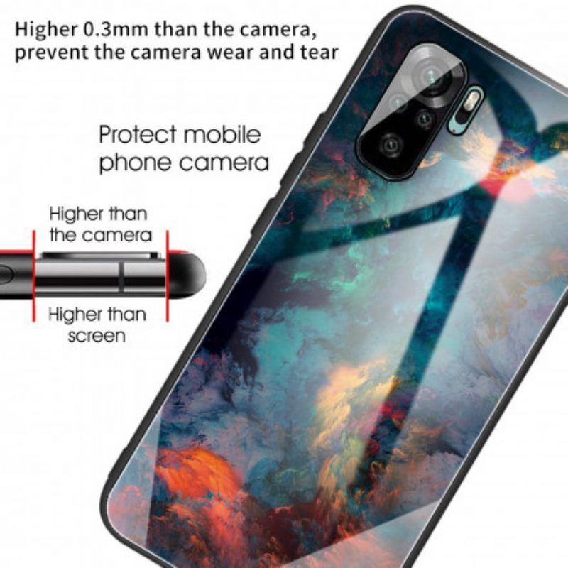 Hülle Für Xiaomi Redmi Note 10 / 10S Himmelgehärtetes Glas