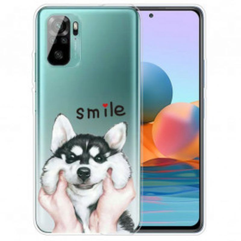 Hülle Für Xiaomi Redmi Note 10 / 10S Lächle Hund