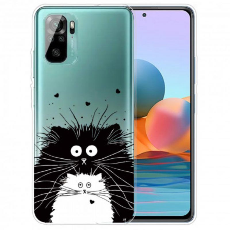 Hülle Für Xiaomi Redmi Note 10 / 10S Schauen Sie Sich Die Katzen An