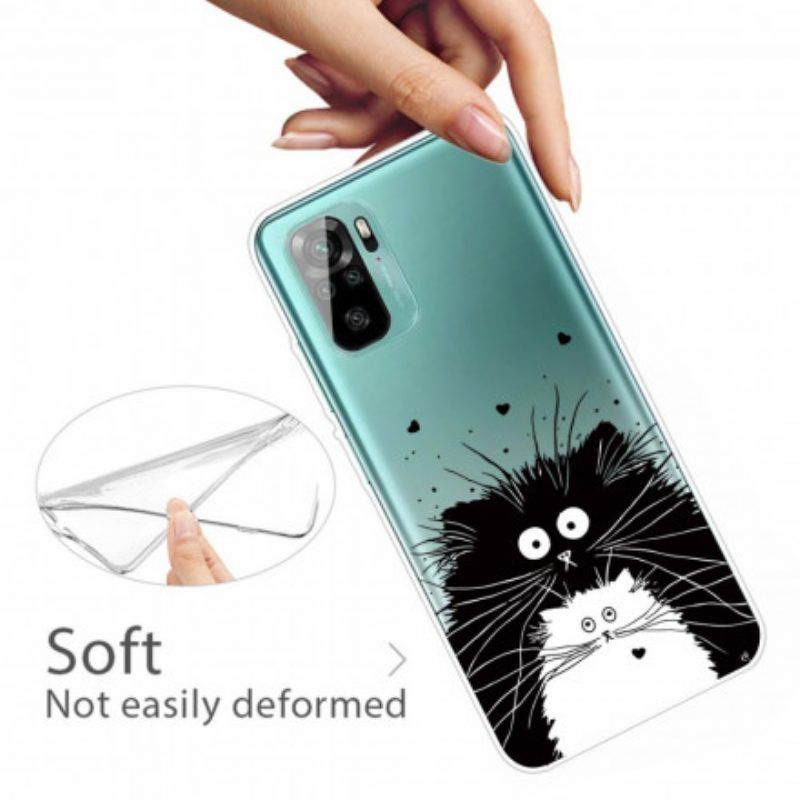Hülle Für Xiaomi Redmi Note 10 / 10S Schauen Sie Sich Die Katzen An