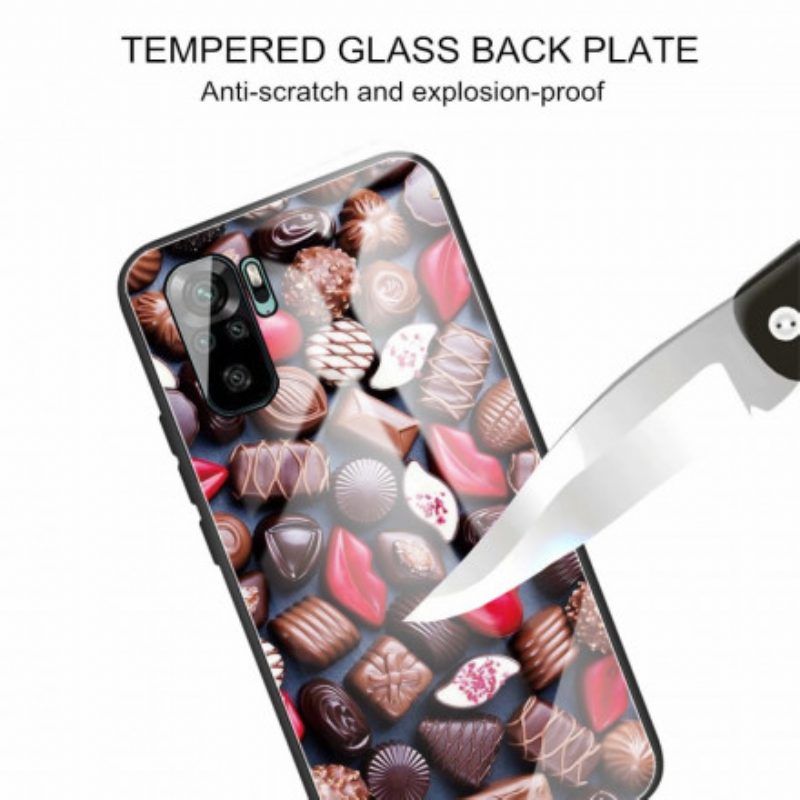 Hülle Für Xiaomi Redmi Note 10 / 10S Schokoladengehärtetes Glas