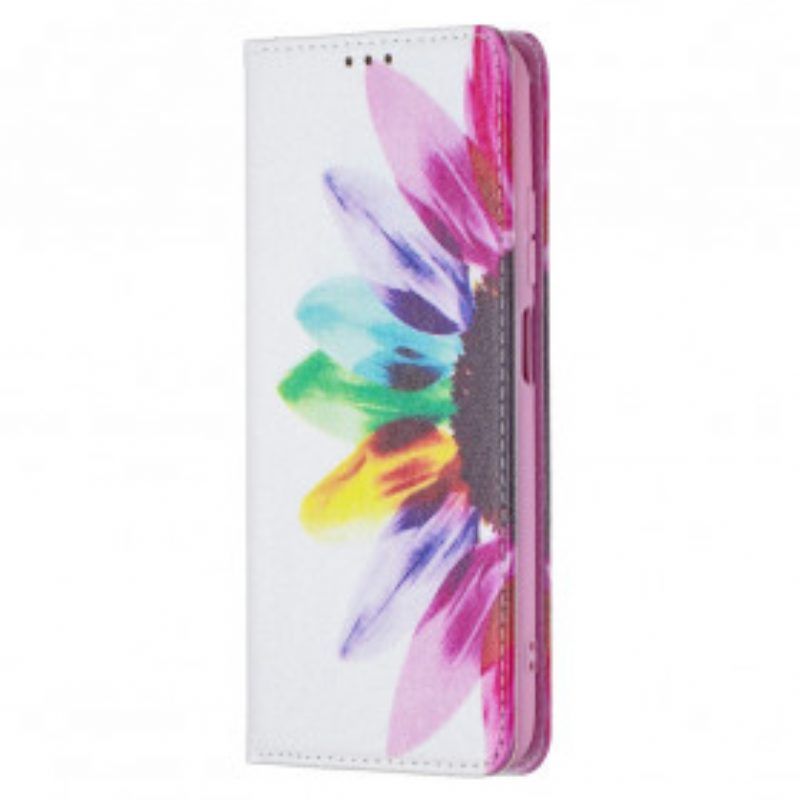 Schutzhülle Für Xiaomi Redmi Note 10 / 10S Flip Case Aquarellblume