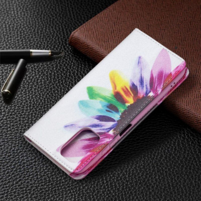 Schutzhülle Für Xiaomi Redmi Note 10 / 10S Flip Case Aquarellblume