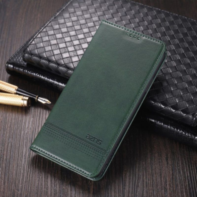 Schutzhülle Für Xiaomi Redmi Note 10 / 10S Flip Case Azns Leder-styling