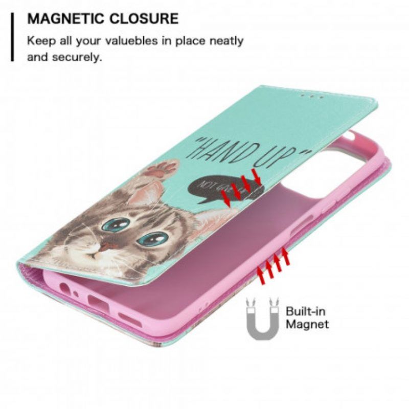 Schutzhülle Für Xiaomi Redmi Note 10 / 10S Flip Case Hand-up