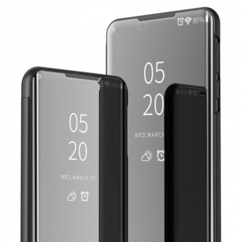 Schutzhülle Für Xiaomi Redmi Note 10 / 10S Spiegel Und Kunstleder