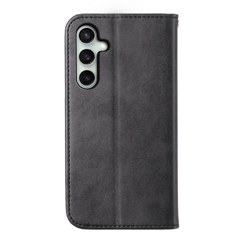 Flip Case Samsung Galaxy S25 Fe Rautenmuster Mit Riemen