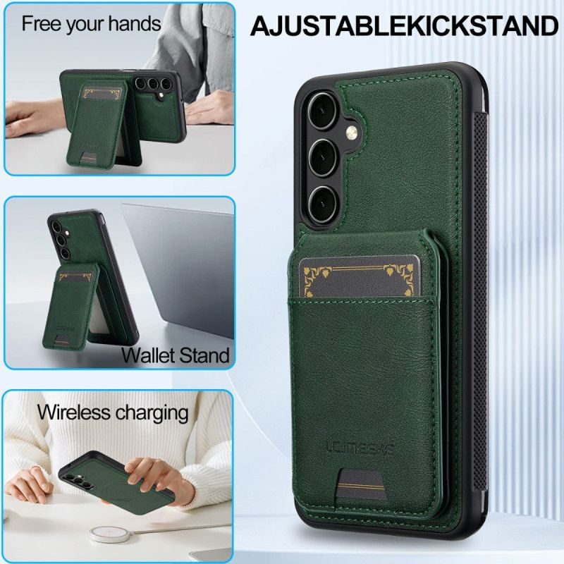 Hülle Für Samsung Galaxy S25 Fe Abnehmbarer Magnetischer Kartenhalter