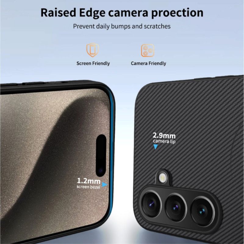 Hülle Für Samsung Galaxy S25 Fe Kompatibel Mit Magsafe Carbon Fiber