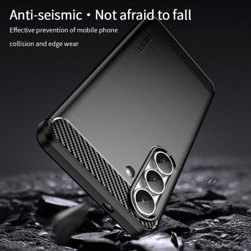 Hülle Samsung Galaxy S25 Fe Gebürstete Kohlefaser