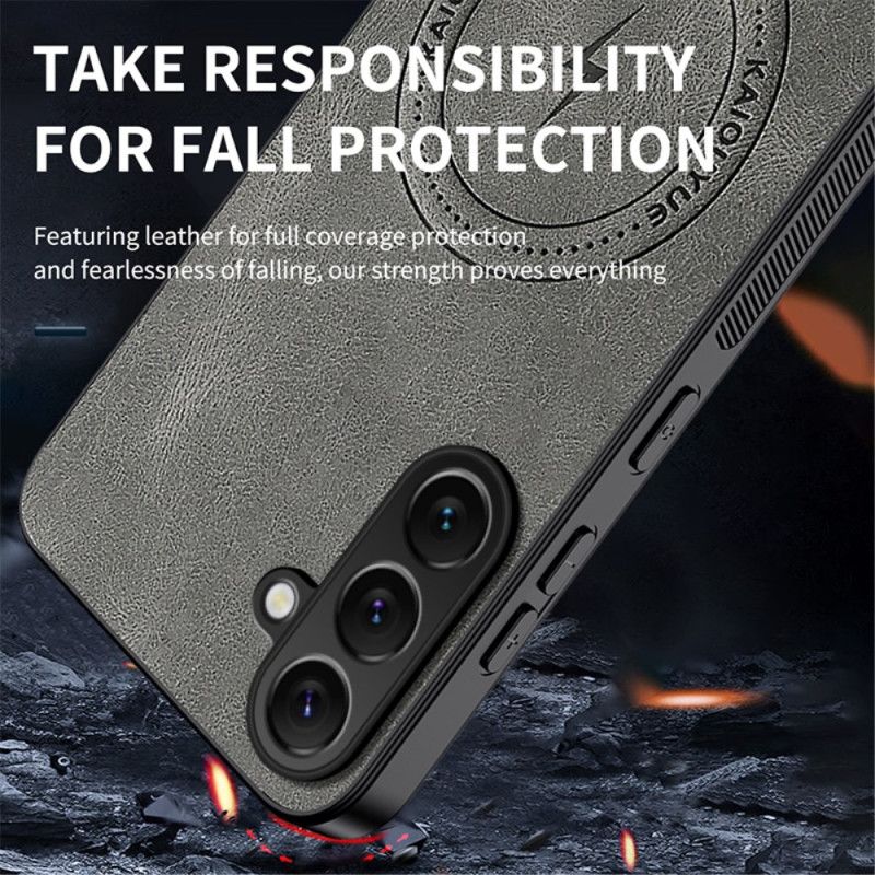 Hülle Samsung Galaxy S25 Fe Handyhülle Magsafe Nappa-leder-effekt