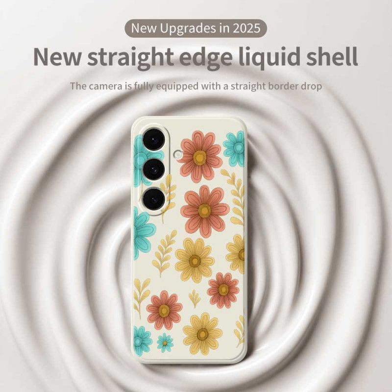 Hülle Samsung Galaxy S25 Fe Handyhülle Silikon Mit Blume