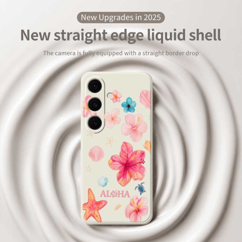 Hülle Samsung Galaxy S25 Fe Handyhülle Silikon Mit Blumenmuster