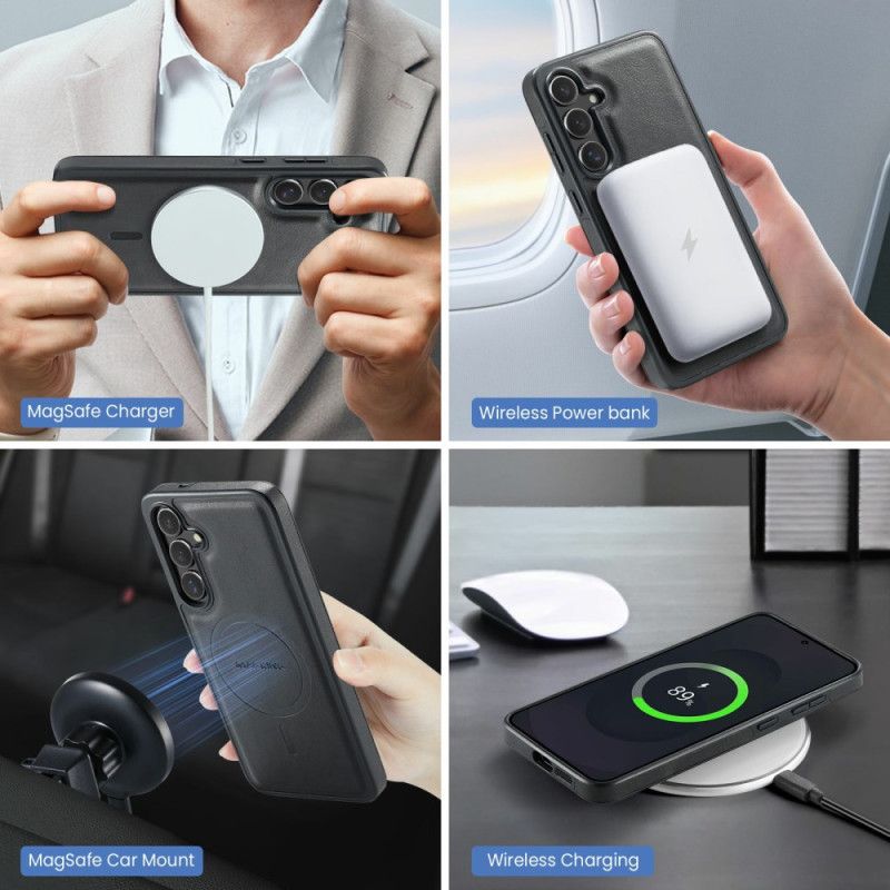 Hülle Samsung Galaxy S25 Fe Magsafe-kompatibles Abnehmbares Magking Portemonnaie