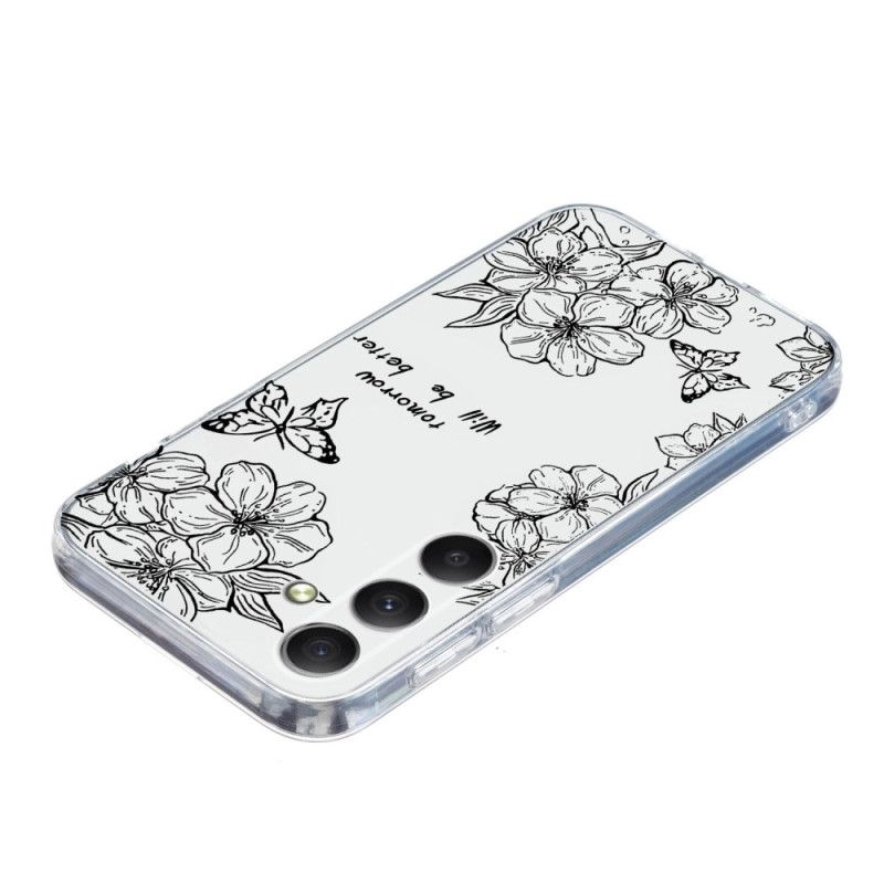 Hülle Samsung Galaxy S25 Fe Schmetterlinge Und Blumen