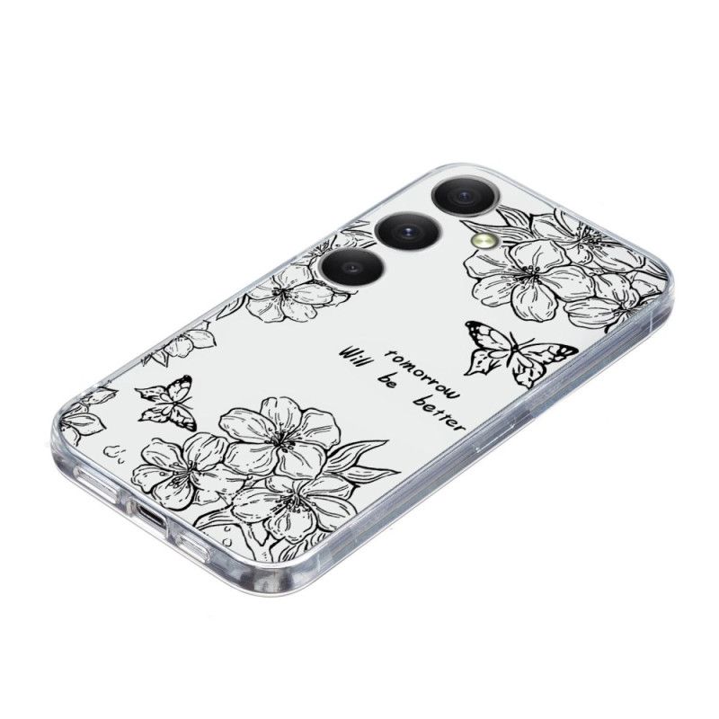 Hülle Samsung Galaxy S25 Fe Schmetterlinge Und Blumen