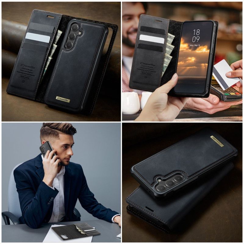 Lederhüllen Für Samsung Galaxy S25 Fe Geldbörse Mit Abnehmbarer Rfid-hülle