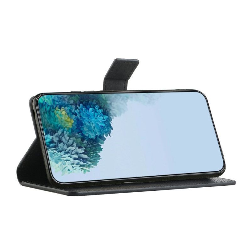 Lederhüllen Für Samsung Galaxy S25 Fe Klassisches Schwarz