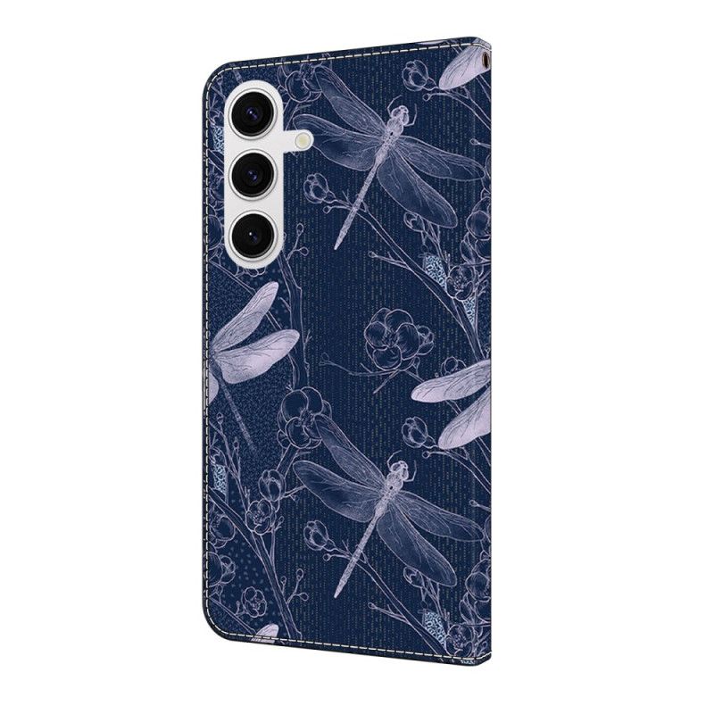 Lederhüllen Für Samsung Galaxy S25 Fe Libellenmotiv