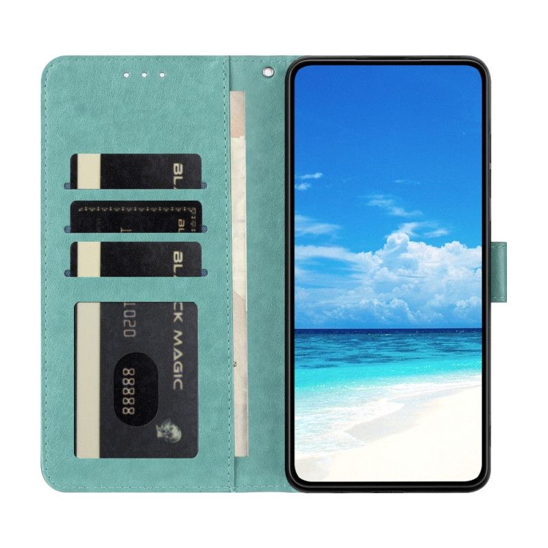 Lederhüllen Für Samsung Galaxy S25 Fe Schmetterlingsmotiv