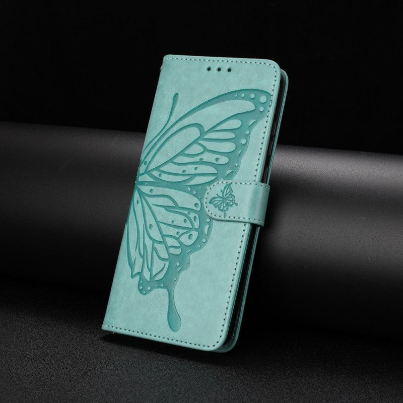 Lederhüllen Für Samsung Galaxy S25 Fe Schmetterlingsmotiv