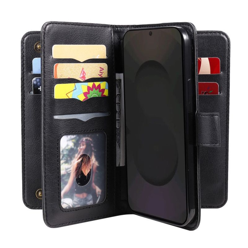 Lederhüllen Samsung Galaxy S25 Fe 10 Kartenfächer