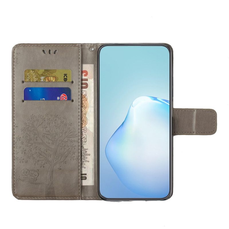 Lederhüllen Samsung Galaxy S25 Fe Baum Und Eulen