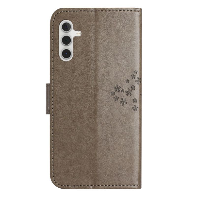 Lederhüllen Samsung Galaxy S25 Fe Baum Und Eulen