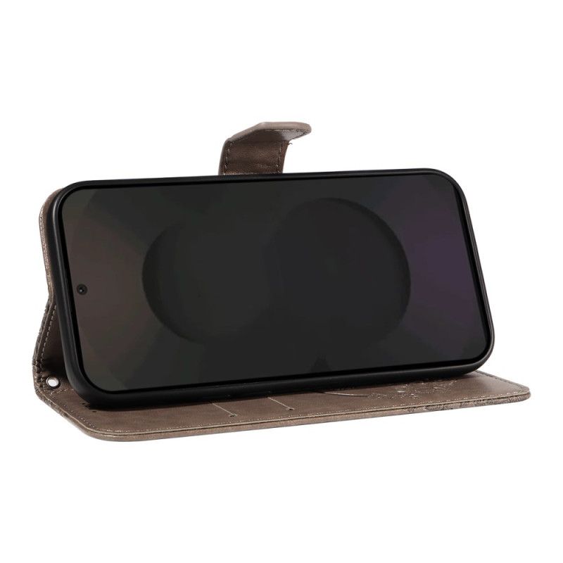 Lederhüllen Samsung Galaxy S25 Fe Grafischer Schmetterling